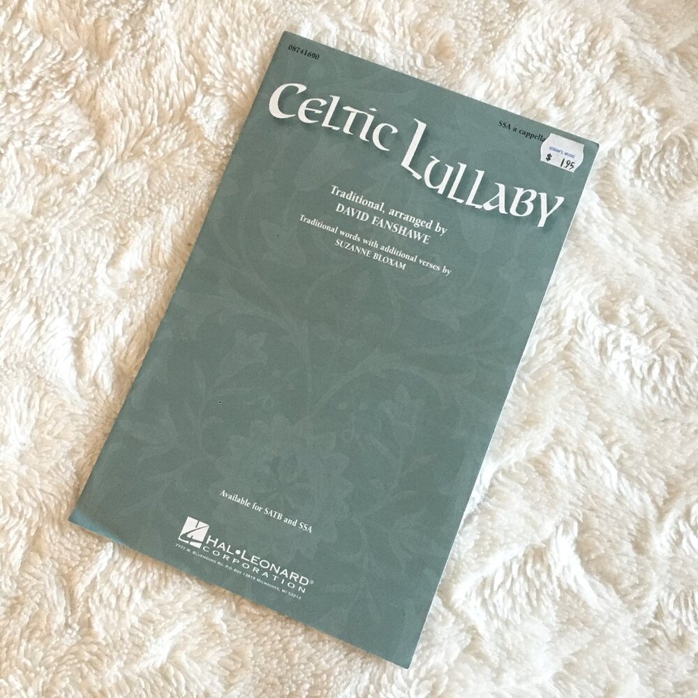 Celtic Lullaby Vocal Arrangement Sheet Music Christmas Carol 5/$25 Bundle